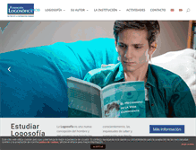 Tablet Screenshot of logosofia.org.es