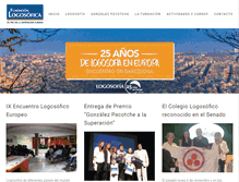 Tablet Screenshot of logosofia.org.ar